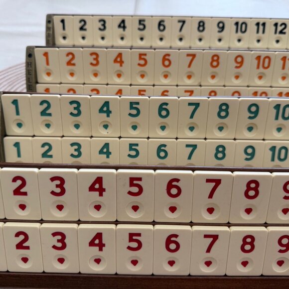 Helena Wood Art Handmade Massive Wooden Rummy Set,Rummy Cube Set Okey Game Set - Picture 11 of 12